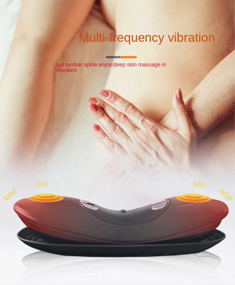 EMS & Advanced Inflatable Lumbar Traction Device | Airbag Compression Massager for Spinal Relief & Back Pain Relief