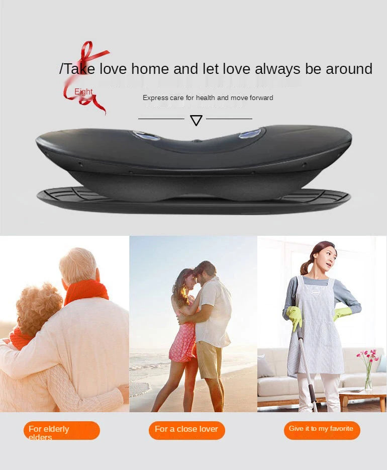 EMS & Advanced Inflatable Lumbar Traction Device | Airbag Compression Massager for Spinal Relief & Back Pain Relief