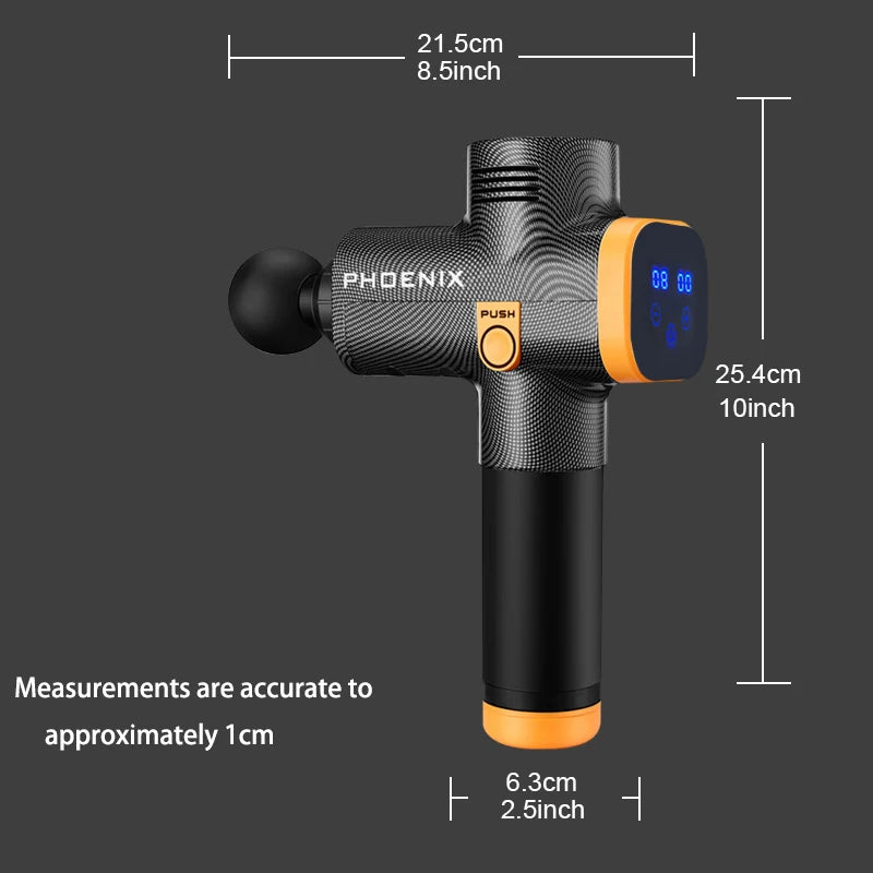 Phoenix A2 Deep Tissue Massage Gun | Portable Percussion Massager for Muscle Relaxation & Fascia Release