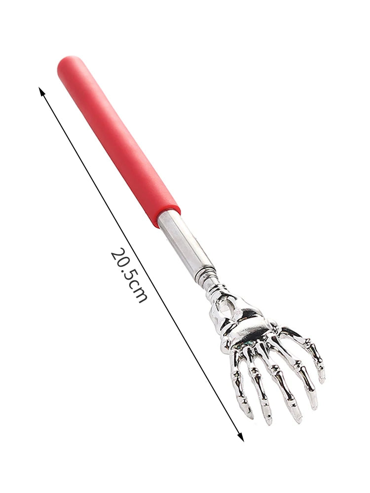 Extendable Stainless Steel Back Scratcher | Portable Itch & Stress Relief Massager Tool