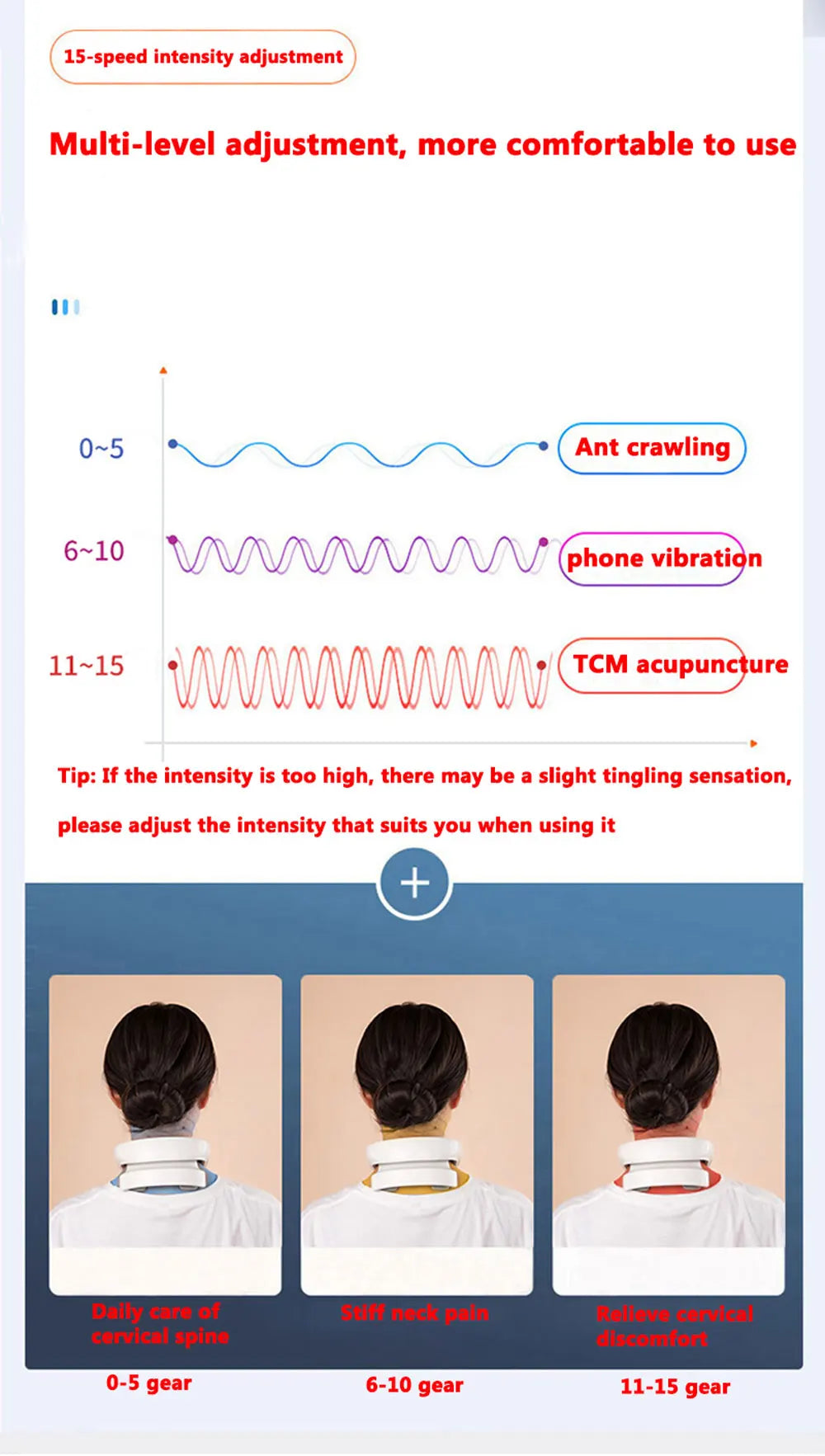 Smart Portable Neck & Shoulder Massager | Heating & Vibration Therapy for Cervical Health Care Device