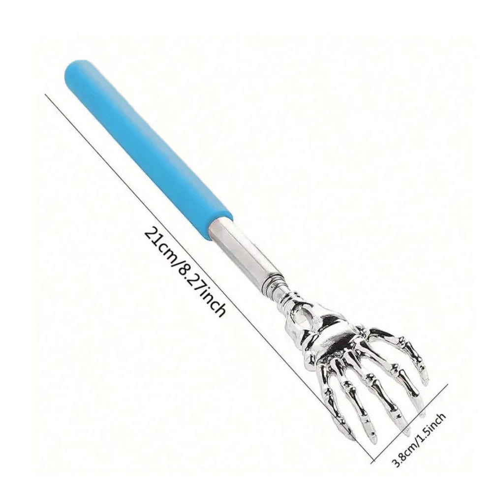 Portable Extendable Back Scratcher | Stainless Steel Telescoping Massager for Humans & Pets