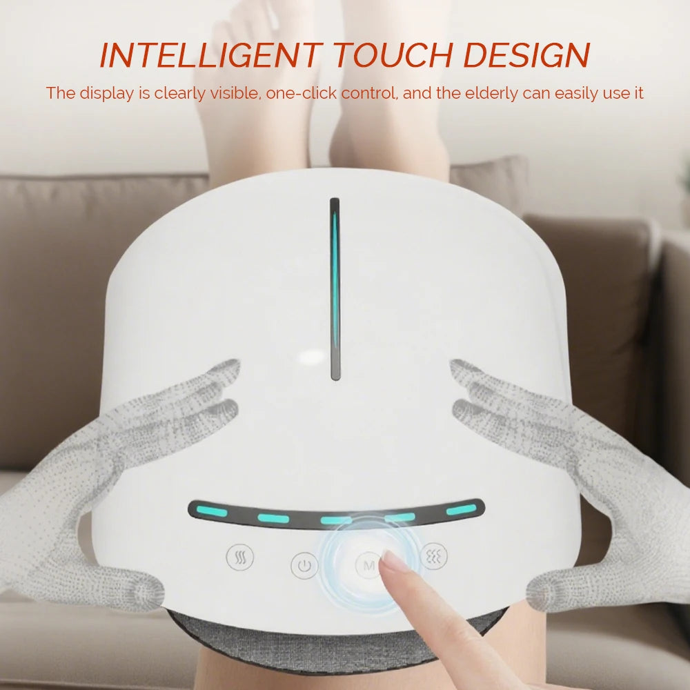 Electric Knee Massager Built-in Silicone Massage Head Air Pressure Kneading Knee Massage Machine Elbow Shoulder Knee masajeador