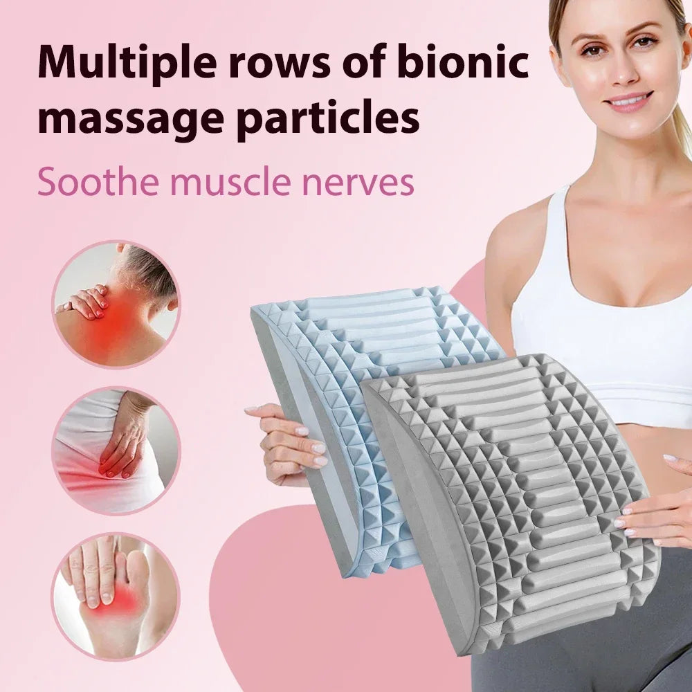 Anti-skid Orthopedic Lumbar Support, Belt Disc Herniation,Back Stretcher Pillow for Back Pain Relief,Sciatica Pain Relief