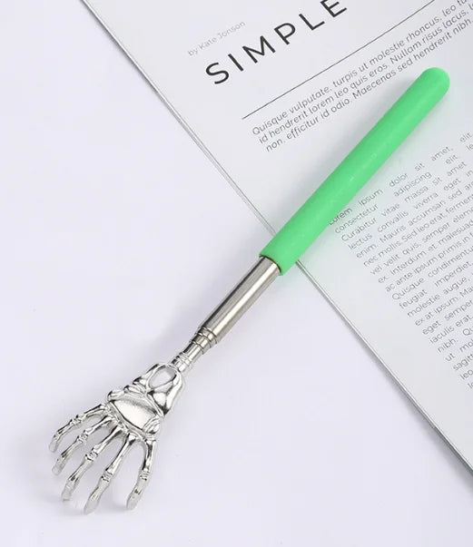 Extendable Stainless Steel Back Scratcher | Portable Itch & Stress Relief Massager Tool