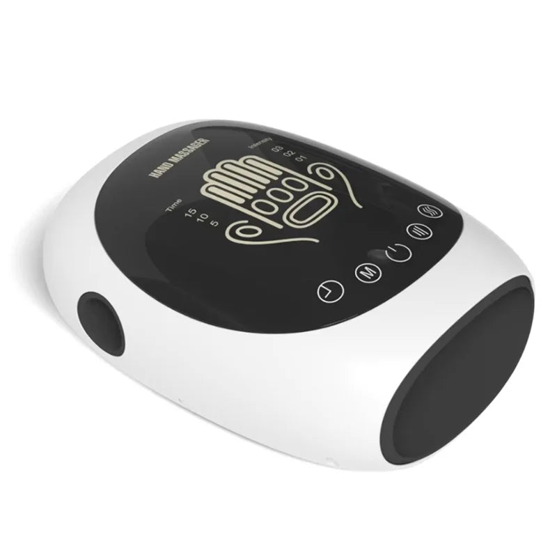 Portable Cordless Electric Hand Massager with Heat Compression | Point Therapy for Carpal Tunnel & Pain Relief