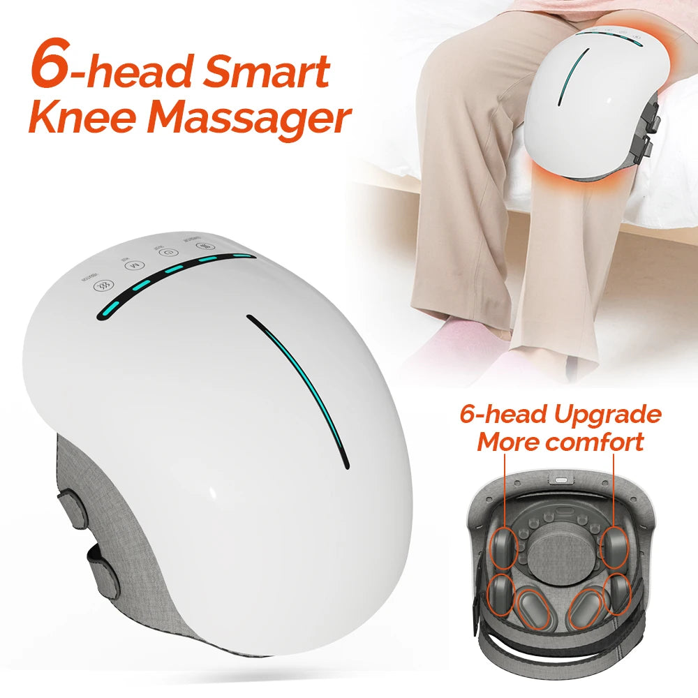 Electric Knee Massager Built-in Silicone Massage Head Air Pressure Kneading Knee Massage Machine Elbow Shoulder Knee masajeador