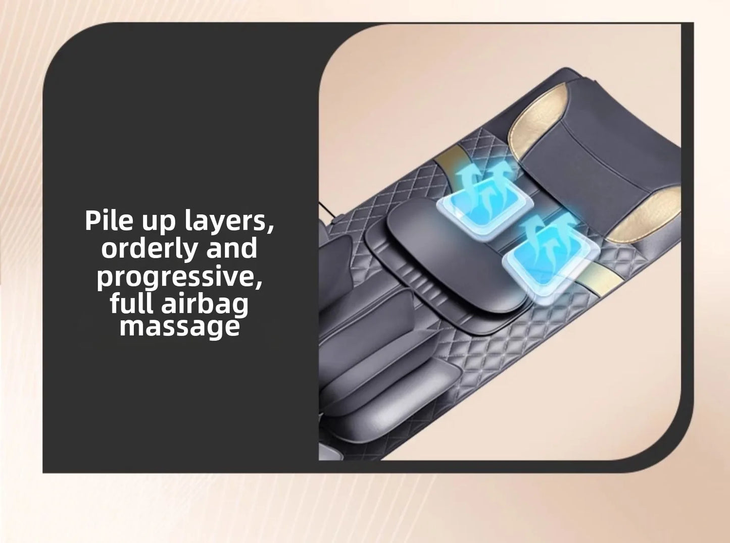 Advanced Heated Full Body Massage Mat | Heated Airbag, Vibration & Swing Motion with Lumbar & Neck Traction (Remote Operated)