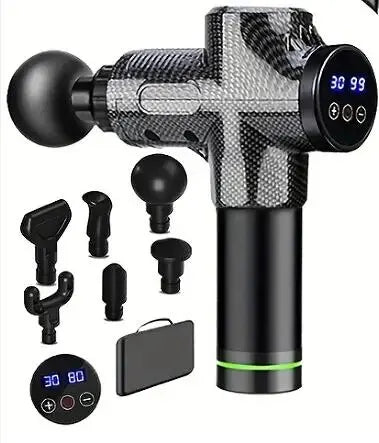 Quiet 30-Level Deep Tissue Massage Gun | Electric Percussion Massager for Full Body, Neck Muscle Relaxation & Fitness Recovery