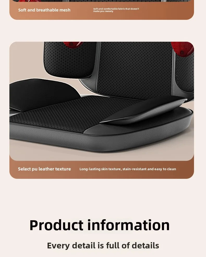 Electric Massage Chair Pad with Heat | Full Body Vibration & Kneading Therapy
| Back Massager for Chair, Sofa, Home & Office