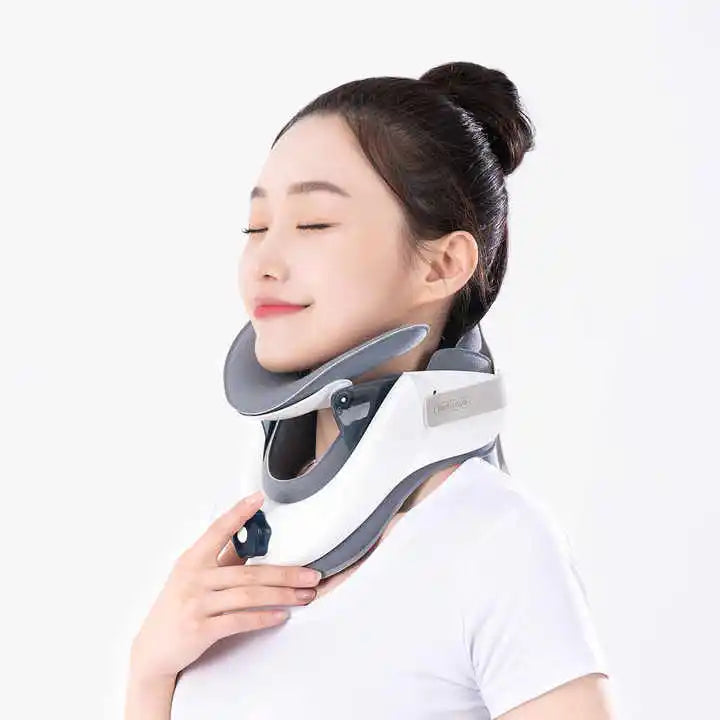 Inflatable Cervical Neck Traction Collar | Adjustable Air Sac Design for Spine Alignment & Home Use