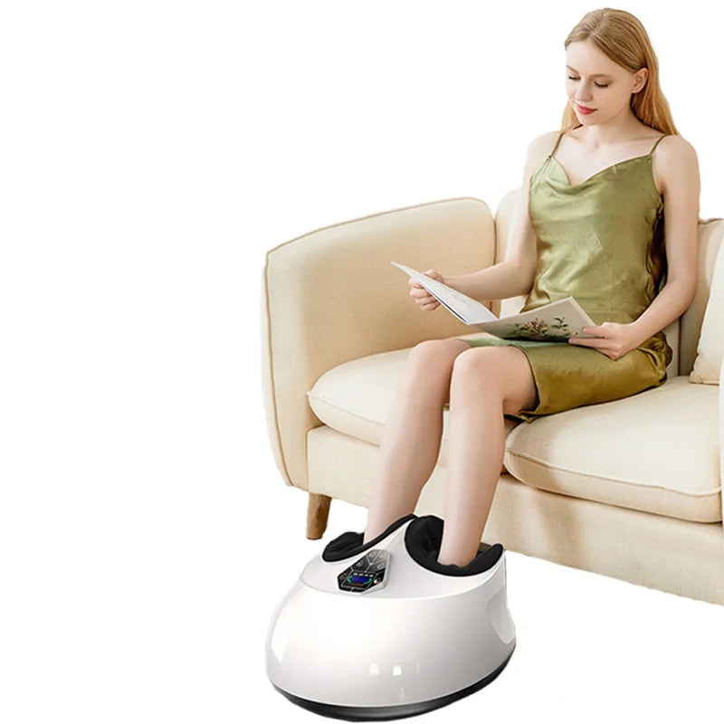 Advanced Foot Massager with Multi-Mode Therapy | Heated Kneading, Vibration & Acupressure for Relieves Leg & Foot Soreness