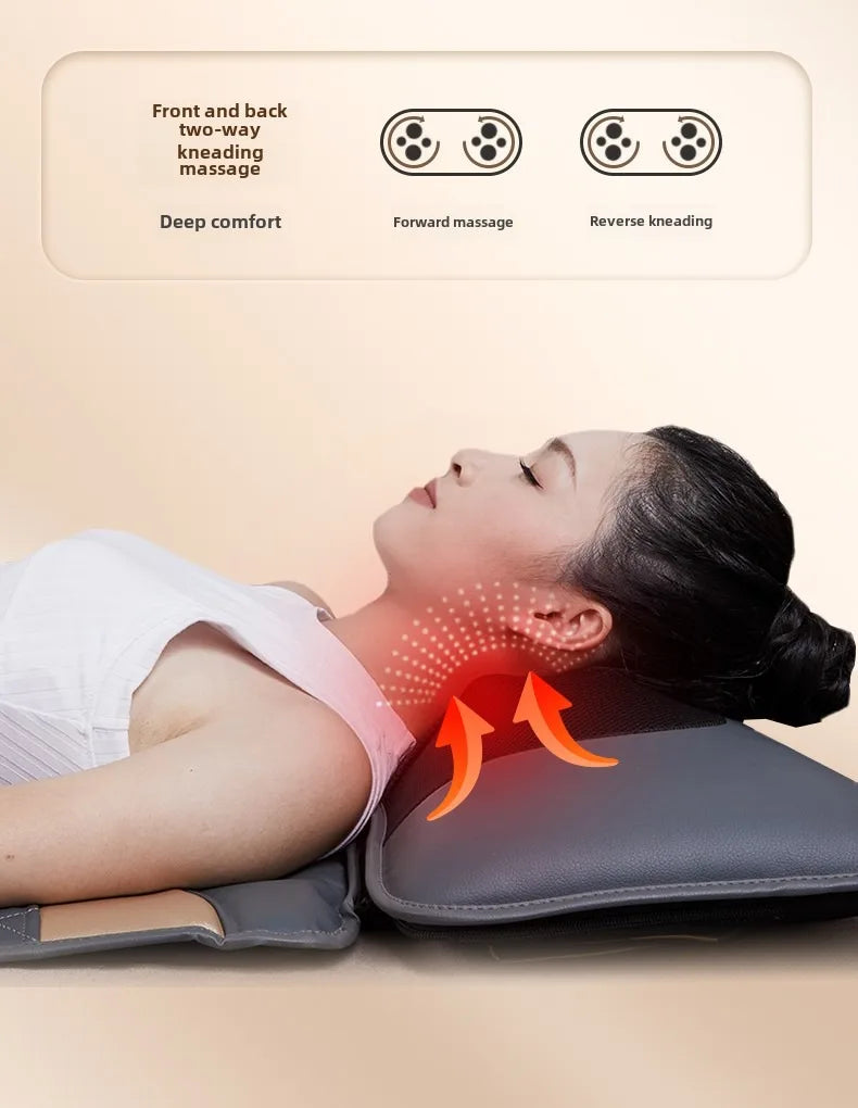Advanced Heated Full Body Massage Mat | Heated Airbag, Vibration & Swing Motion with Lumbar & Neck Traction (Remote Operated)