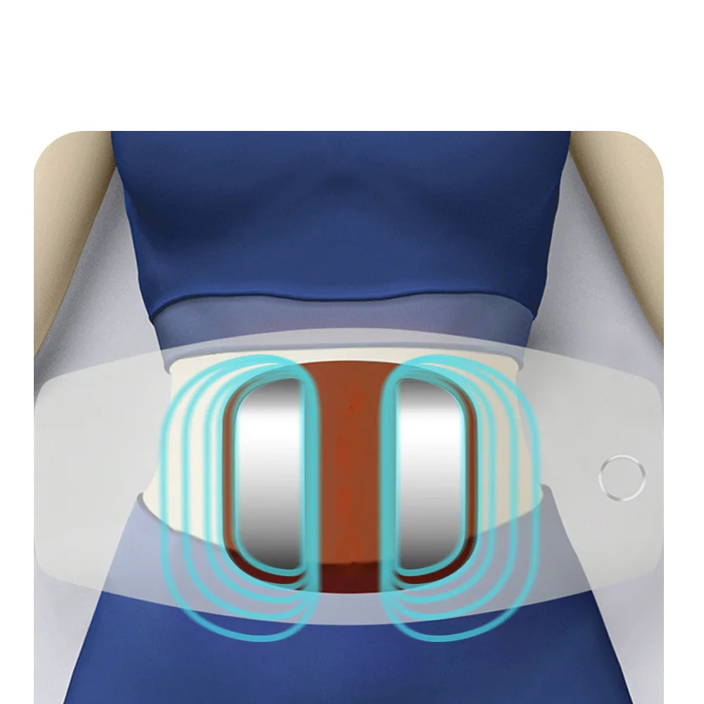 Premium Adjustable Electric Lumbar Massager | Vibration Therapy & Spinal Traction Device for Waist & Back Support | Device for Core, Waist Pain Relief & Spine Health