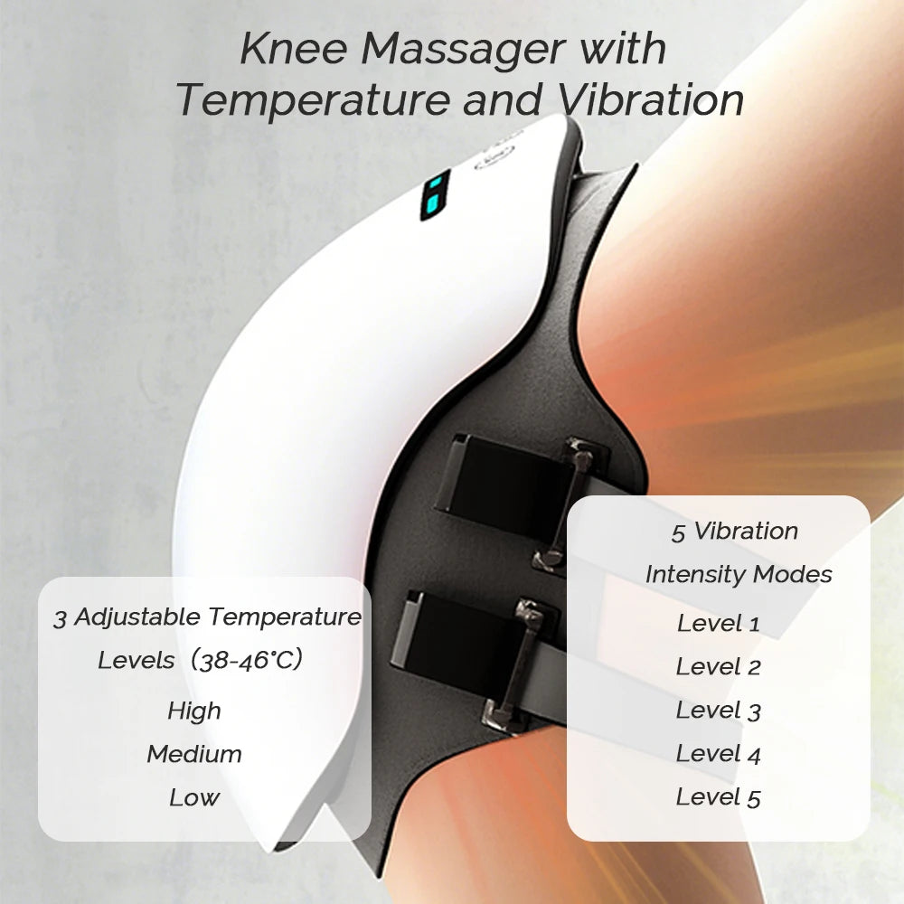 Electric Knee Massager Built-in Silicone Massage Head Air Pressure Kneading Knee Massage Machine Elbow Shoulder Knee masajeador