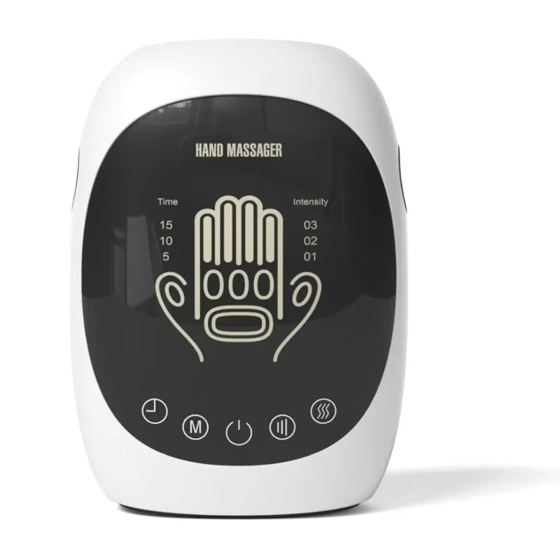 Portable Cordless Electric Hand Massager with Heat Compression | Point Therapy for Carpal Tunnel & Pain Relief