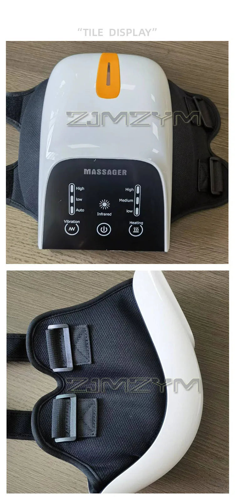 Electric Knee Massager Infrared Hot Compress Knee Massager Promote Circulation Arthritis Massage Device For Middle-aged Elderly