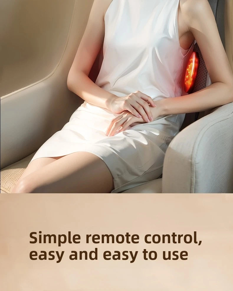 Electric Massage Chair Pad with Heat | Full Body Vibration & Kneading Therapy
| Back Massager for Chair, Sofa, Home & Office