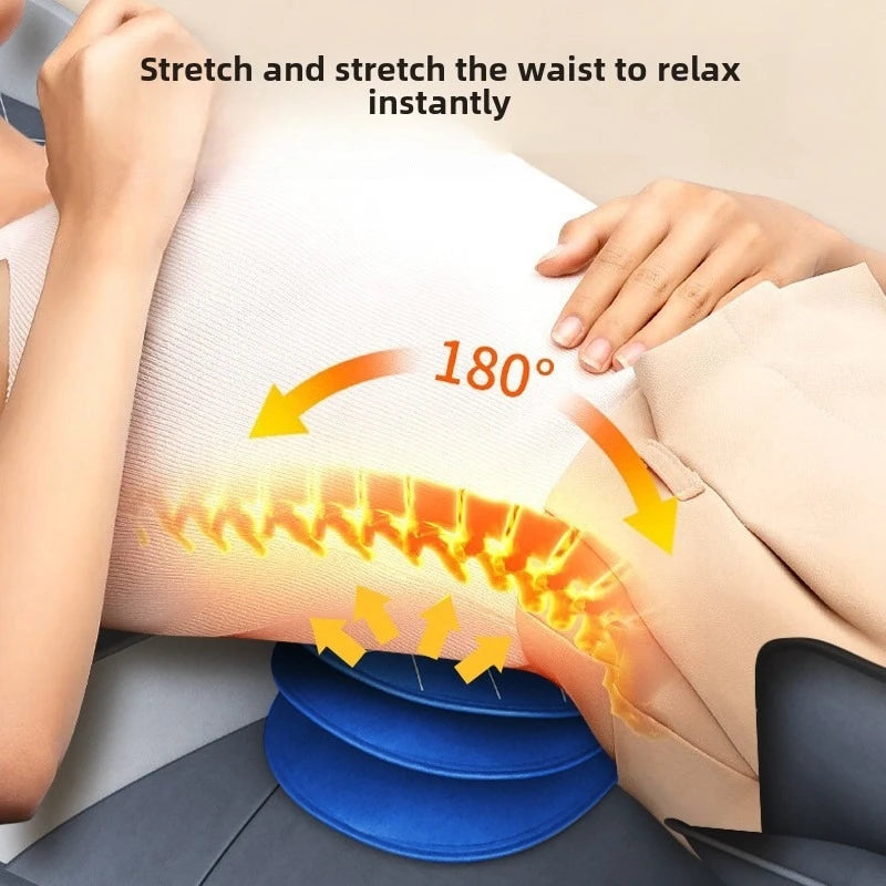 Advanced Heated Full Body Massage Mat | Heated Airbag, Vibration & Swing Motion with Lumbar & Neck Traction (Remote Operated)