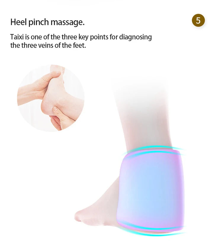 Advanced Foot Massager with Multi-Mode Therapy | Heated Kneading, Vibration & Acupressure for Relieves Leg & Foot Soreness