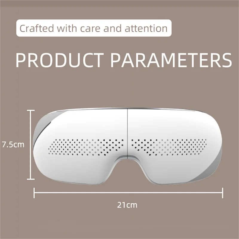 Premium Smart Eye Massager with Heat & Bluetooth Audio | Vibration for Dry Eye, Migraine Relief & Improved Sleep