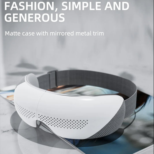 Premium Smart Eye Massager with Heat & Bluetooth Audio | Vibration for Dry Eye, Migraine Relief & Improved Sleep