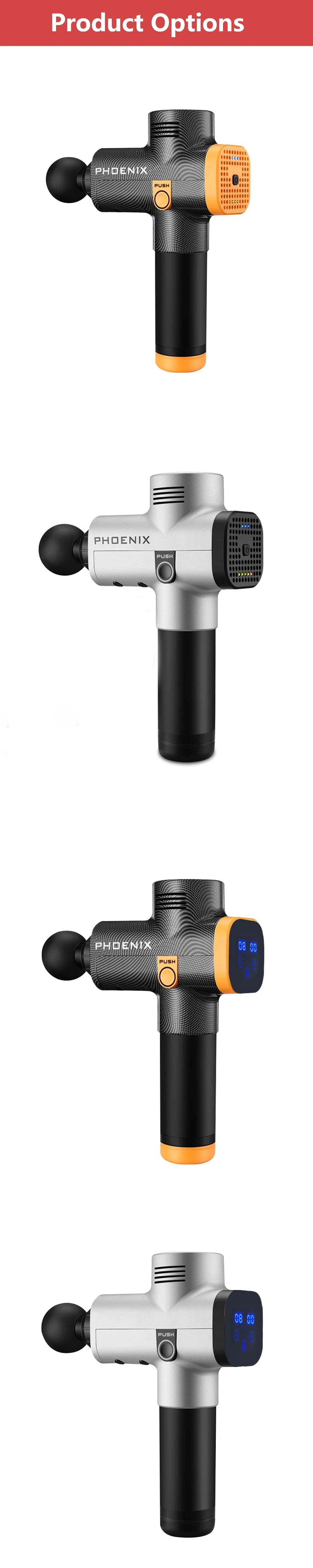 Phoenix A2 Deep Tissue Massage Gun | Portable Percussion Massager for Muscle Relaxation & Fascia Release