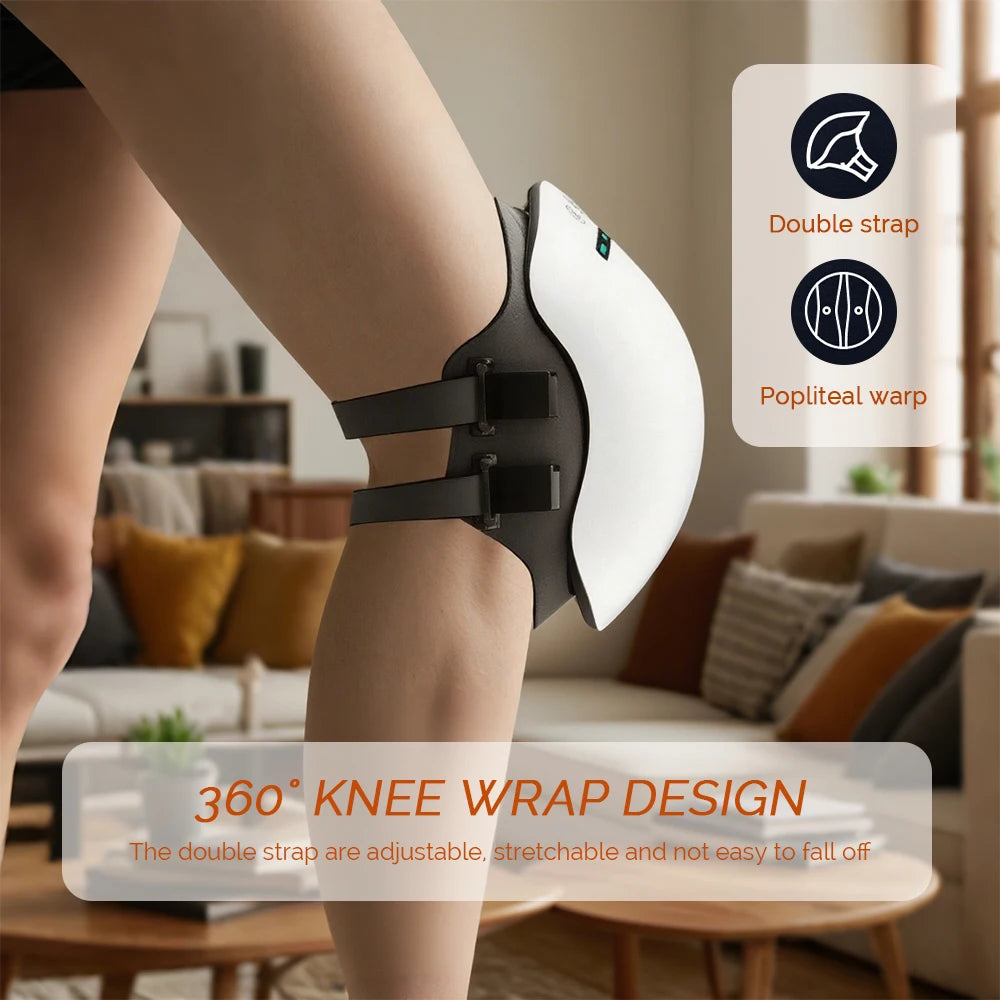 Electric Knee Massager Built-in Silicone Massage Head Air Pressure Kneading Knee Massage Machine Elbow Shoulder Knee masajeador