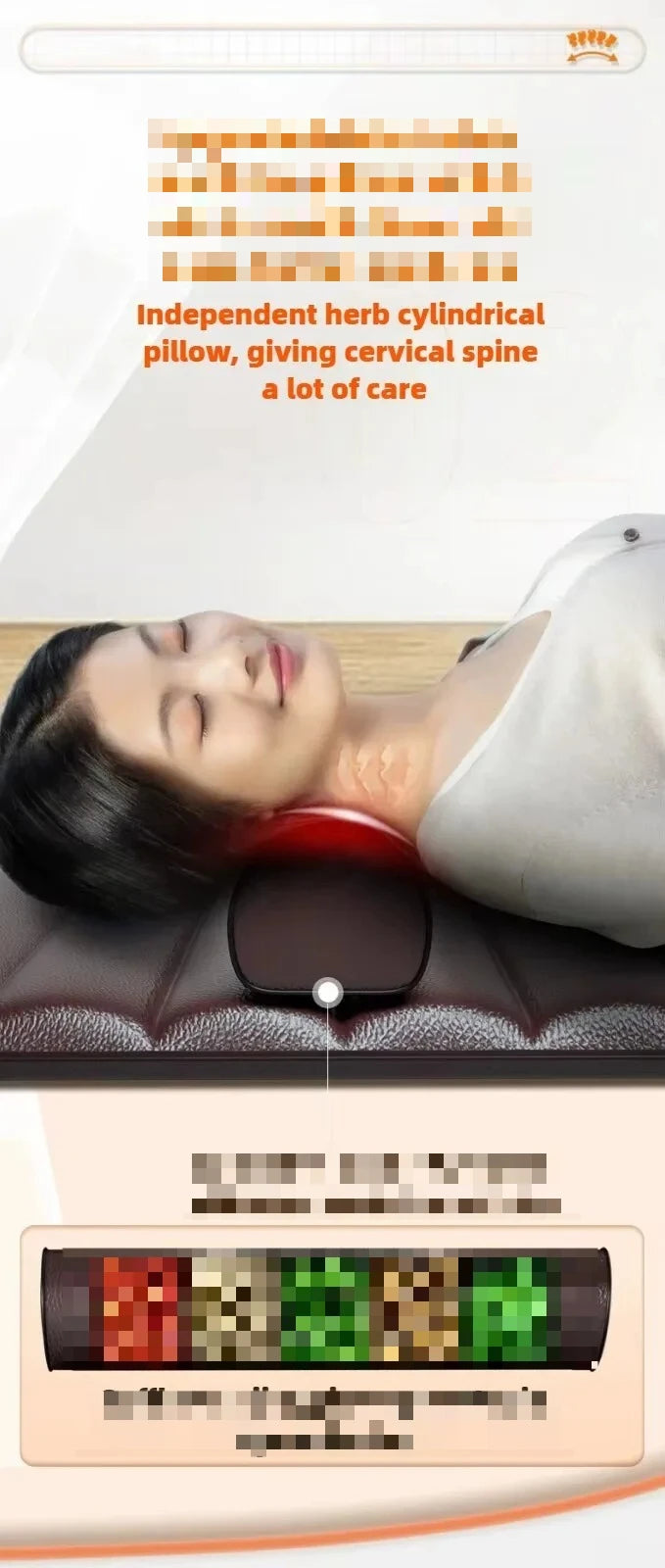 Electric Heated Full Body Massage Mat with Heat | Multi-Zone Kneading, Vibration & Air Compression (Hand Control)
