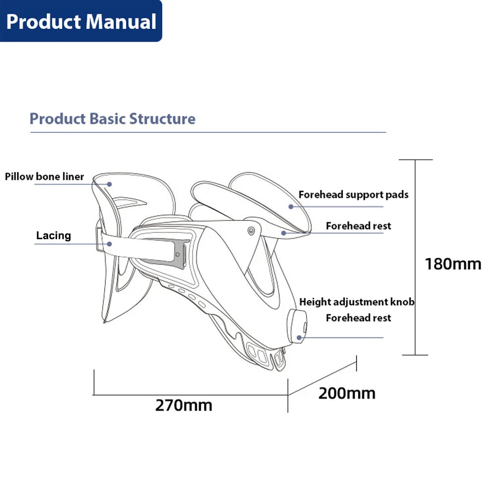 Inflatable Cervical Neck Traction Collar | Adjustable Air Sac Design for Spine Alignment & Home Use