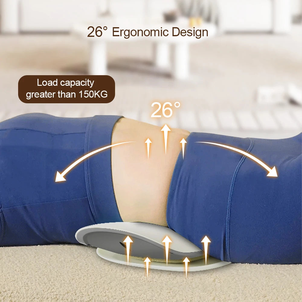 Premium Adjustable Electric Lumbar Massager | Vibration Therapy & Spinal Traction Device for Waist & Back Support | Device for Core, Waist Pain Relief & Spine Health