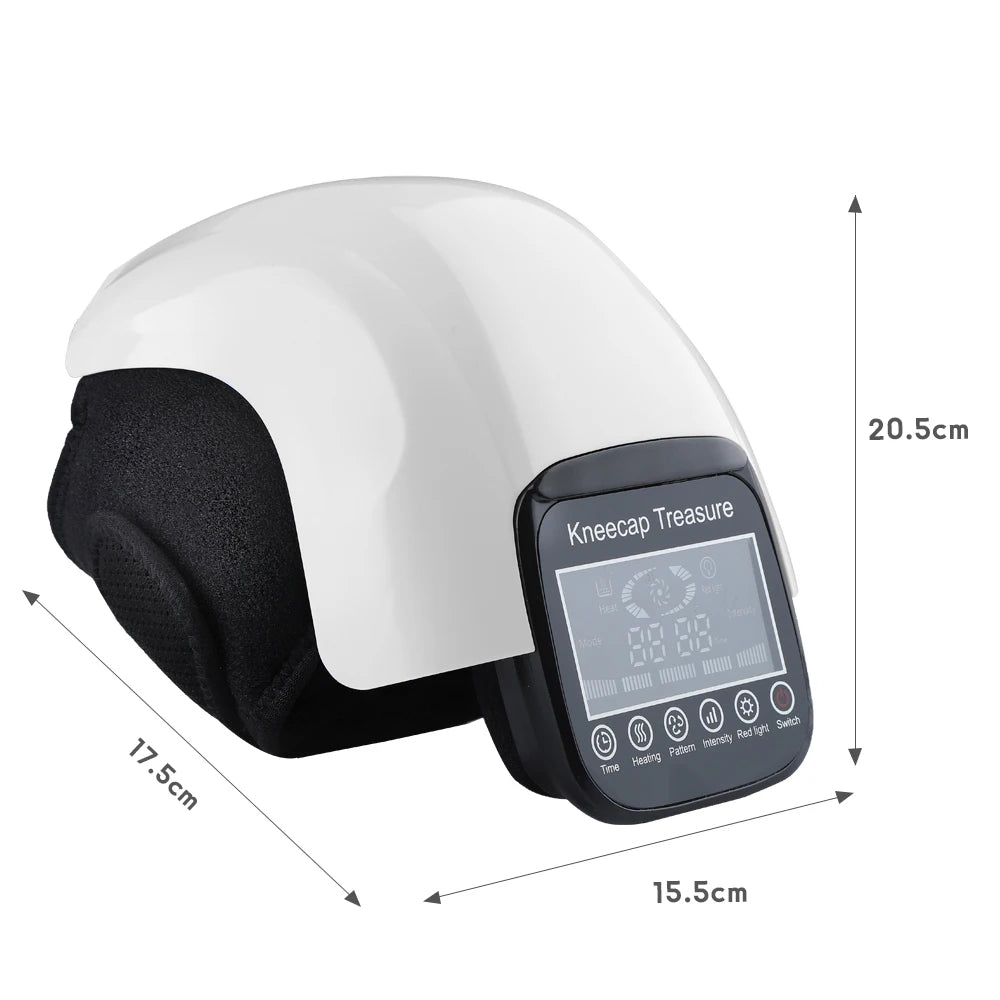 Smart Knee Massage Hot Compress Knee Relax Massager Knee Cap Treasure Laser Infrared Elbow Shoulder Massager Relive Joint Pain