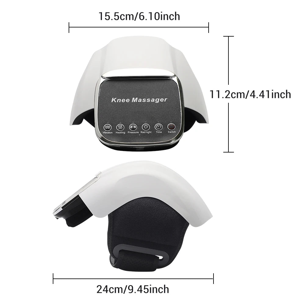 Smart Knee Massage Hot Compress Knee Relax Massager Knee Cap Treasure Laser Infrared Elbow Shoulder Massager Relive Joint Pain