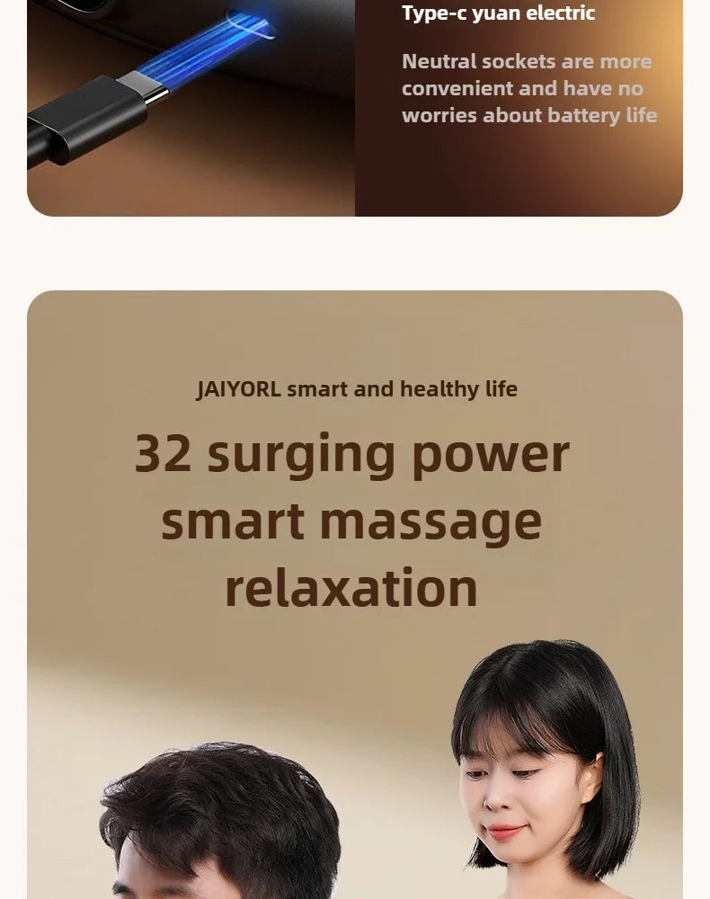 Professional High-Quality 32-Head Deep Tissue Massage Gun | Wireless High-Frequency Vibration with Red Light Therapy for Deep Muscle Relief | Red Light for Full Body Relaxation
