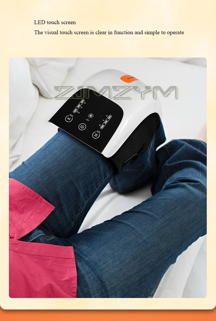 Electric Knee Massager Infrared Hot Compress Knee Massager Promote Circulation Arthritis Massage Device For Middle-aged Elderly