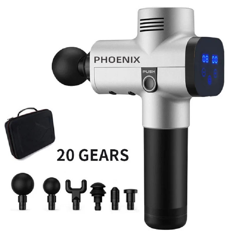 Phoenix A2 Deep Tissue Massage Gun | Portable Percussion Massager for Muscle Relaxation & Fascia Release