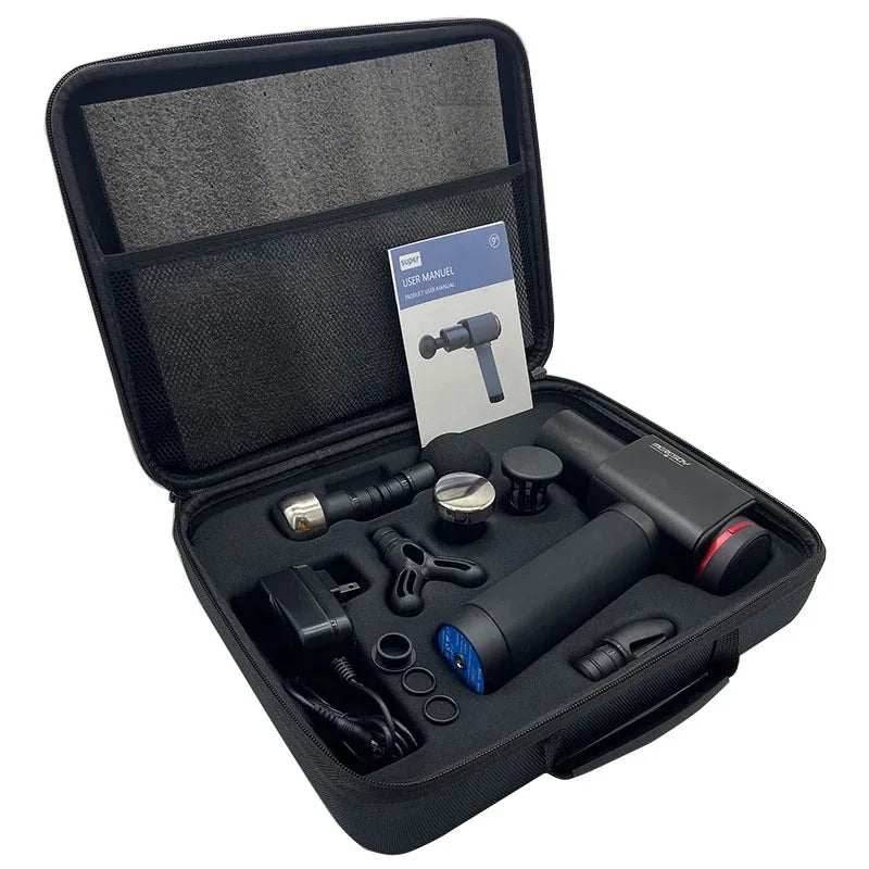 Professional High-Power 220W Deep Muscle Massage Gun | 30KG Strong Force, Brushless Motor for Training Gym, home Use & Recovery