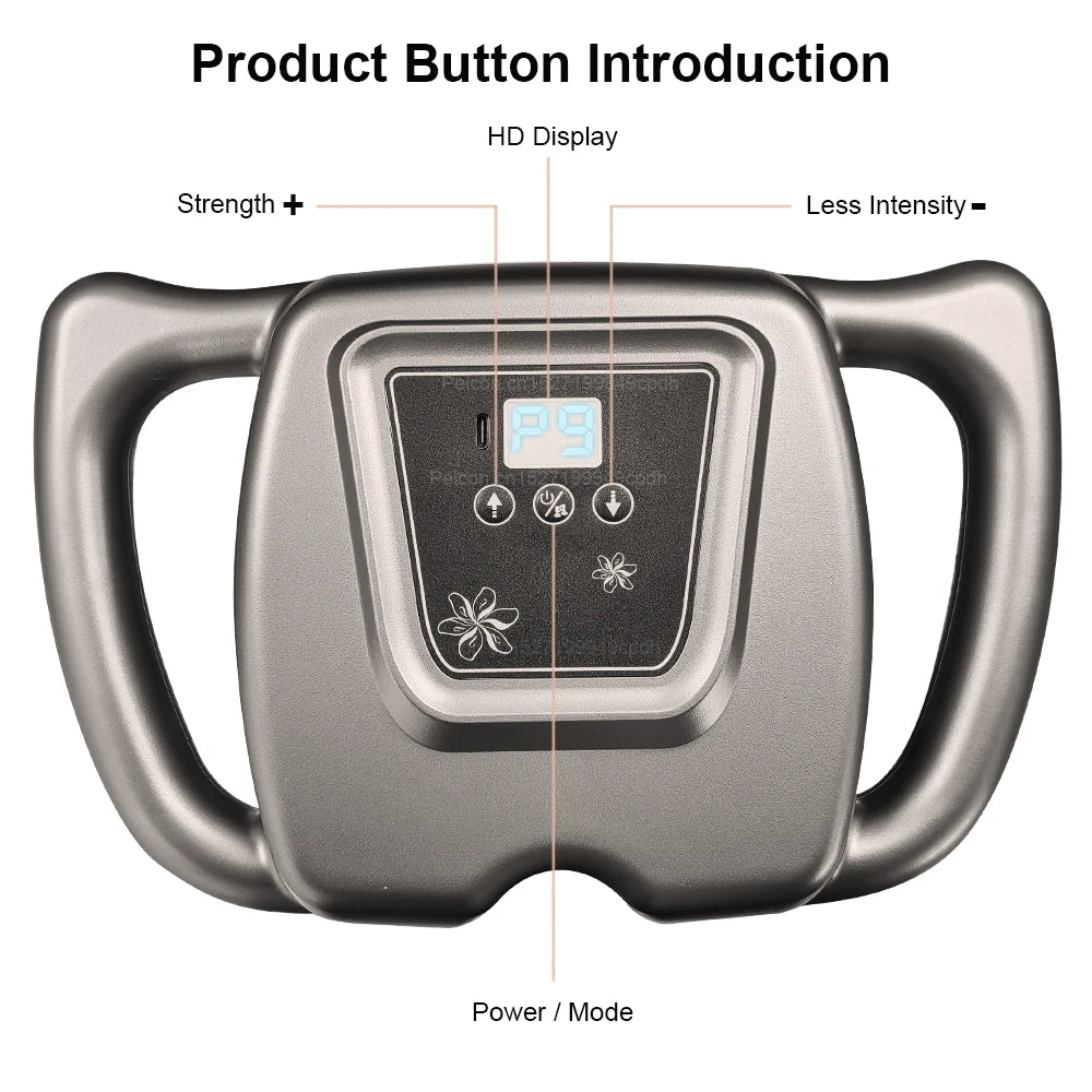 Professional 16-Head High-Frequency Percussion Massage Gun | Deep Tissue Muscle Massager for Full Body Relaxation | High-Frequency Vibration Massager for Neck, Shoulder & Waist