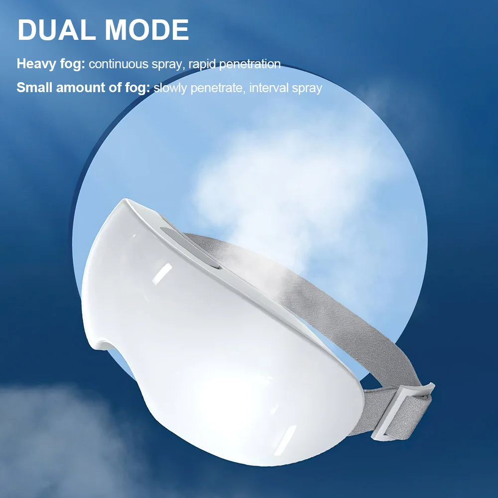 3D Electric Steam Eye Massager | Smart Heat Hot Compress & Nano Steam for Eye Care