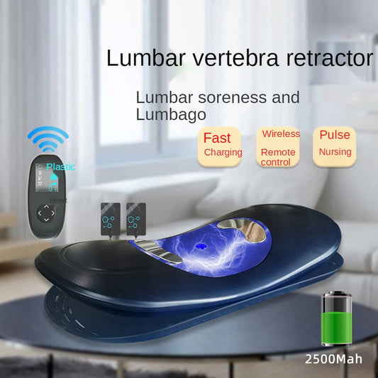 EMS & Advanced Inflatable Lumbar Traction Device | Airbag Compression Massager for Spinal Relief & Back Pain Relief