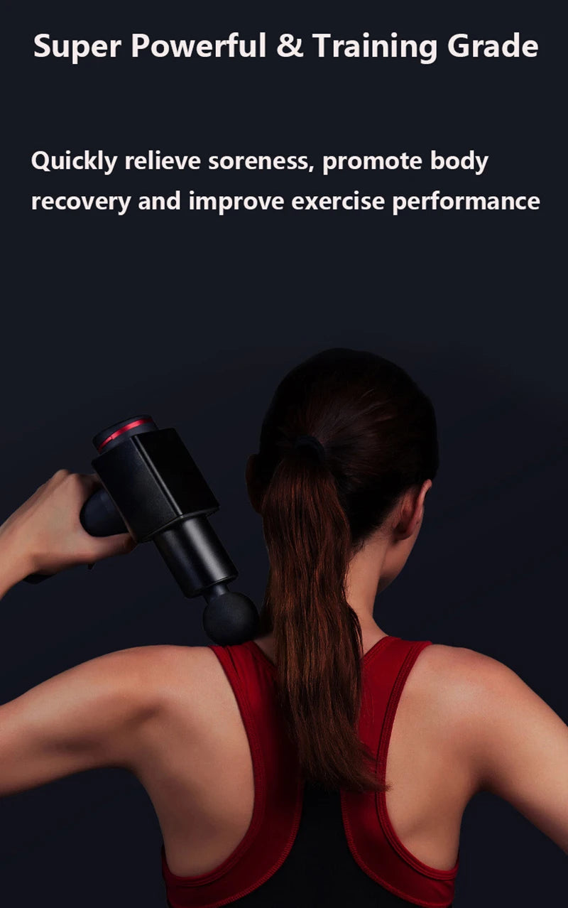 Professional High-Power 220W Deep Muscle Massage Gun | 30KG Strong Force, Brushless Motor for Training Gym, home Use & Recovery