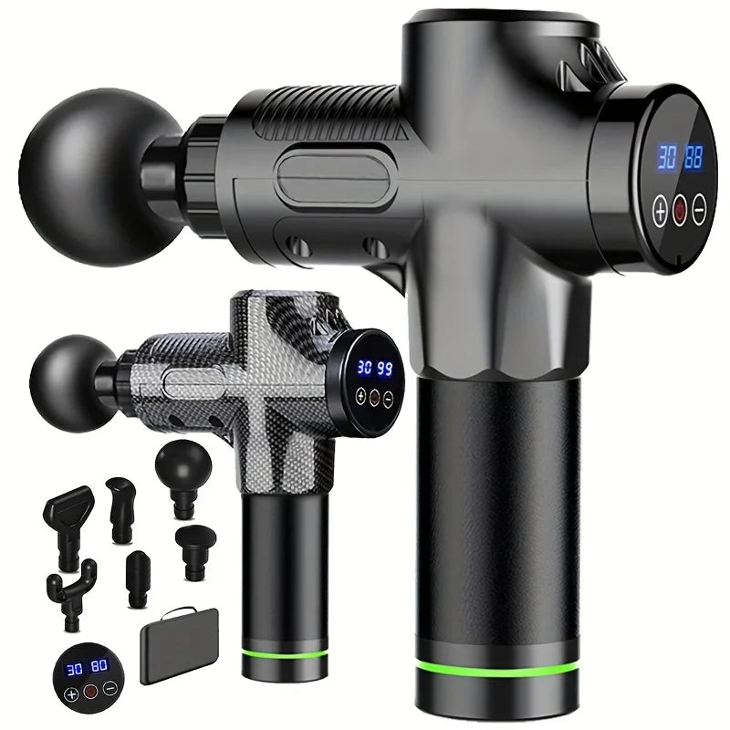 Quiet 30-Level Deep Tissue Massage Gun | Electric Percussion Massager for Full Body, Neck Muscle Relaxation & Fitness Recovery