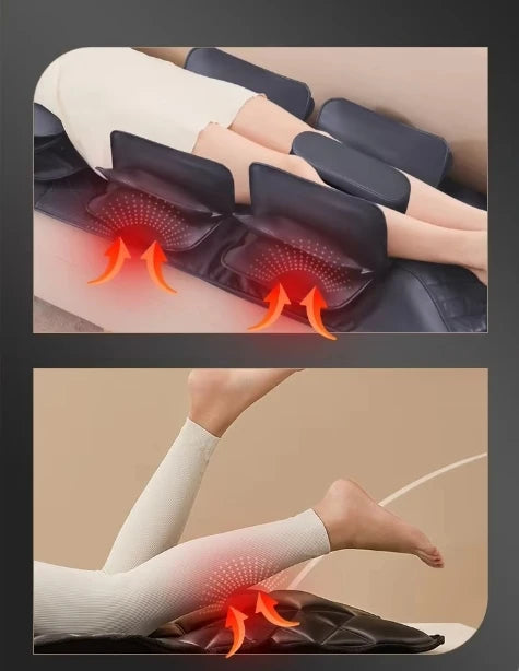 Advanced Heated Full Body Massage Mat | Heated Airbag, Vibration & Swing Motion with Lumbar & Neck Traction (Remote Operated)