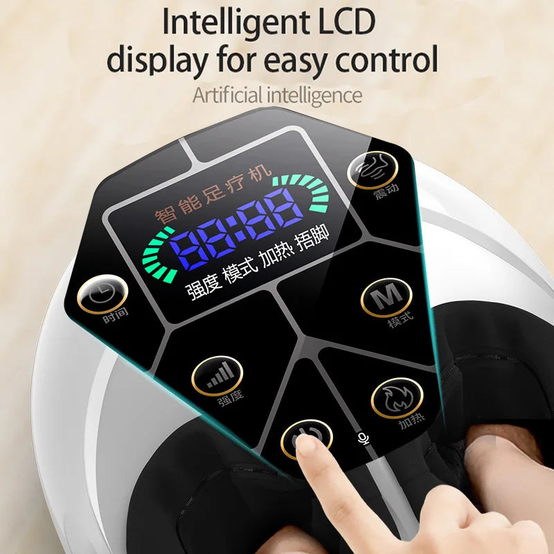Advanced Foot Massager with Multi-Mode Therapy | Heated Kneading, Vibration & Acupressure for Relieves Leg & Foot Soreness