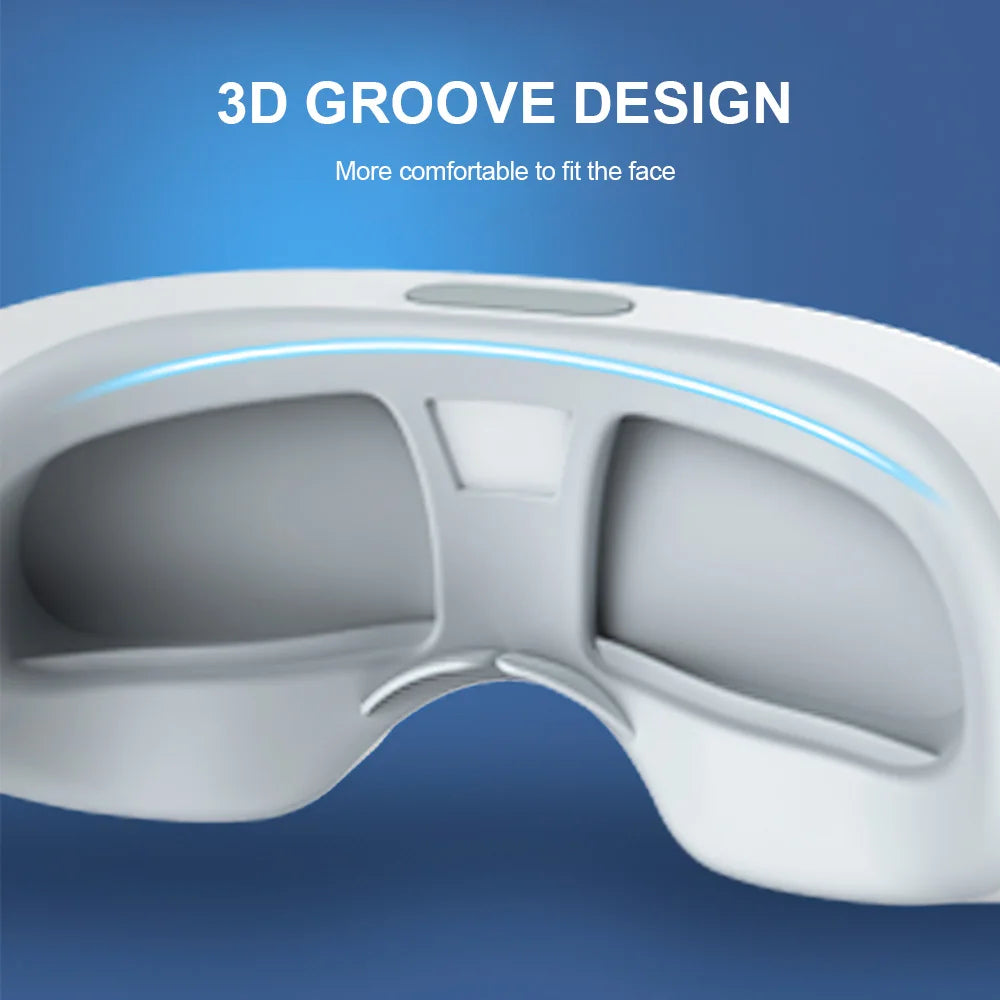 3D Electric Steam Eye Massager | Smart Heat Hot Compress & Nano Steam for Eye Care