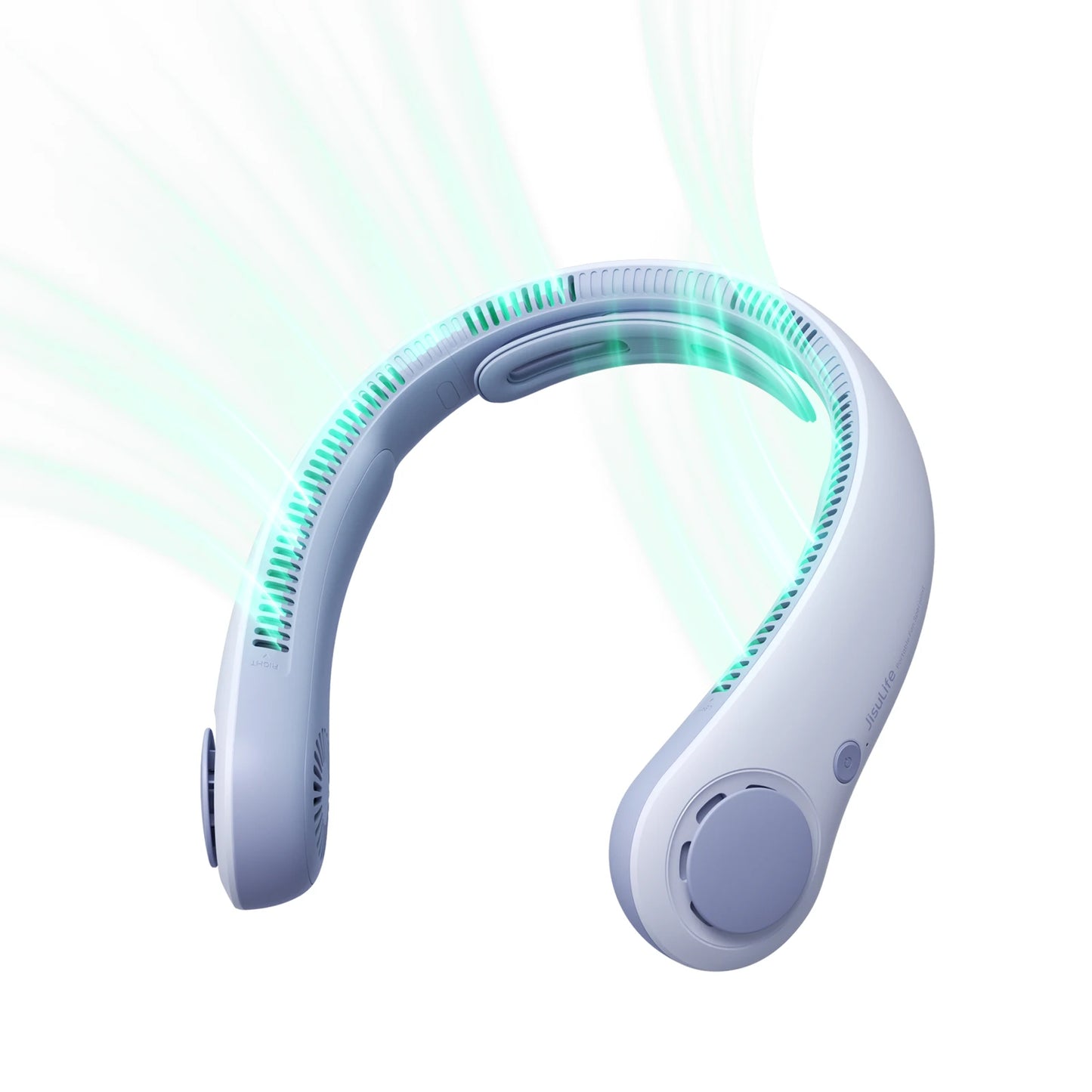 5000mAh High-Capacity Portable Neck Fan | Ergonomic Hands-Free Design, 5-Speed Free Wearable Personal Cooler