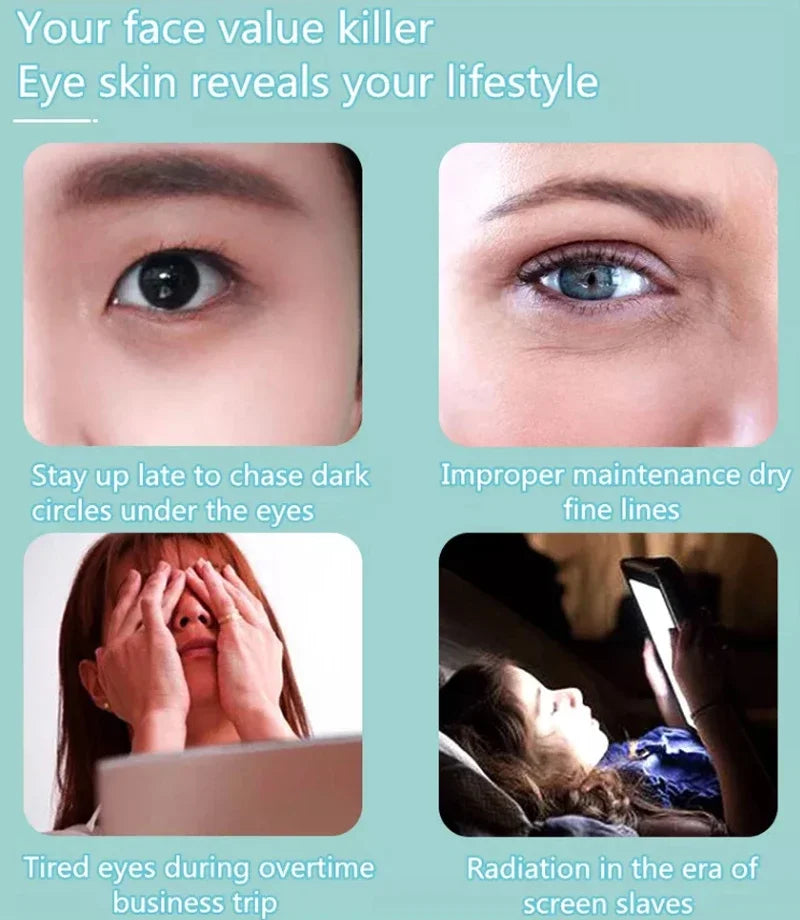 Premium 4D Electric Smart Eye Massager | Air Pressure, Vibration, Heat & Bluetooth Music for Tired Eyes & Dark Circles