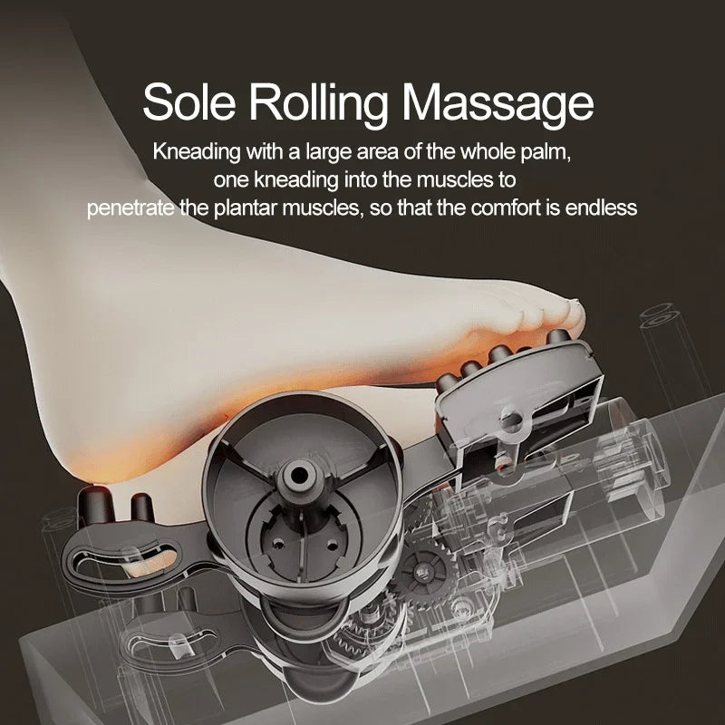 Premium Spa-Quality Electric Foot & Leg Massager with Air Compression, Heat & Vibration | Deep Kneading & Full Wrap Relief