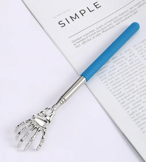 Extendable Stainless Steel Back Scratcher | Portable Itch & Stress Relief Massager Tool