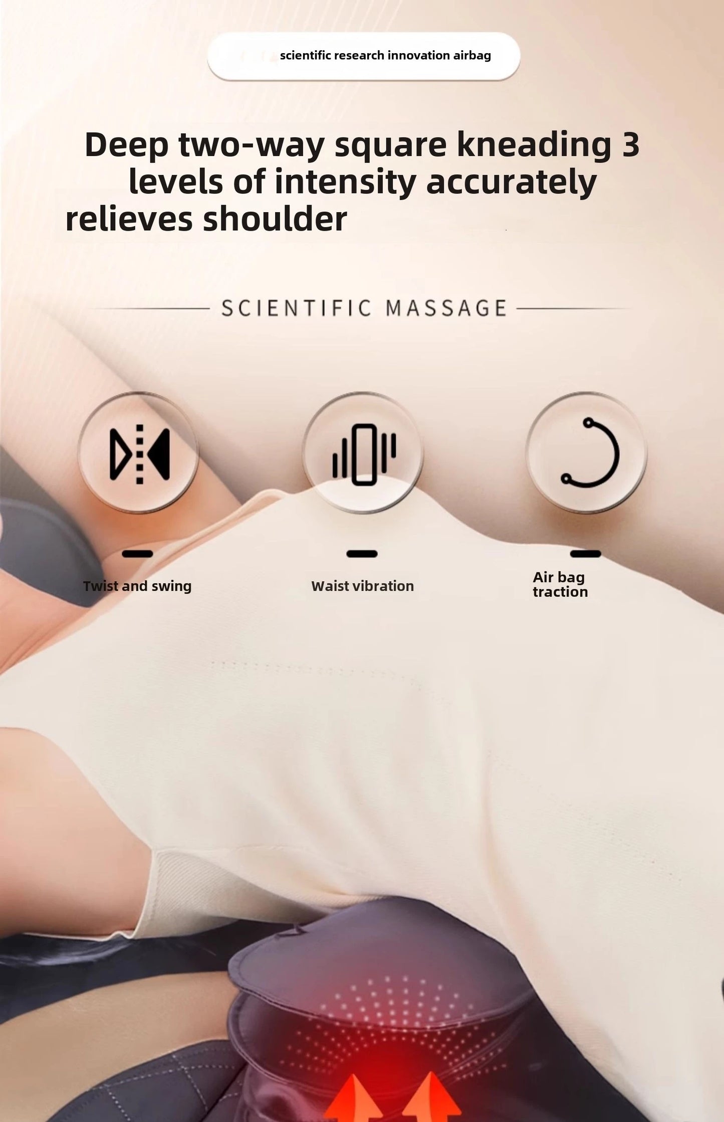 Advanced Heated Full Body Massage Mat | Heated Airbag, Vibration & Swing Motion with Lumbar & Neck Traction (Remote Operated)